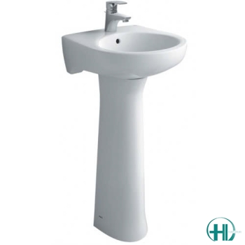 Lavabo Treo Tường Inax L-282V/L-284VD Kèm Chân Dài